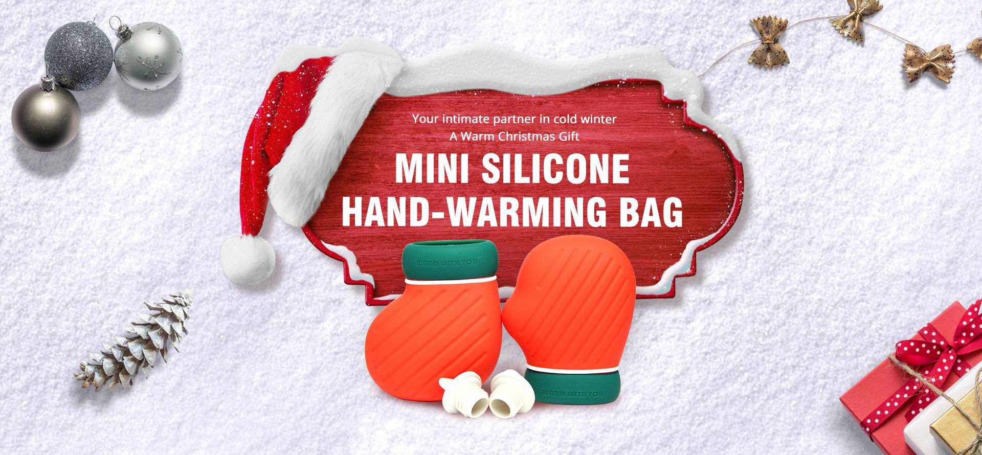 Silicone Hot Water Bottle Christmas Gifts Wholesale