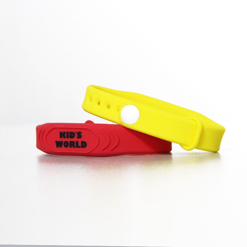 Waterproof RFID Bracelet Adjustable Silicone Wristband For Kids