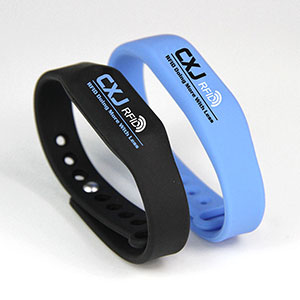 Waterproof RFID Wristband Silicone Adjustable Bracelet With Chip