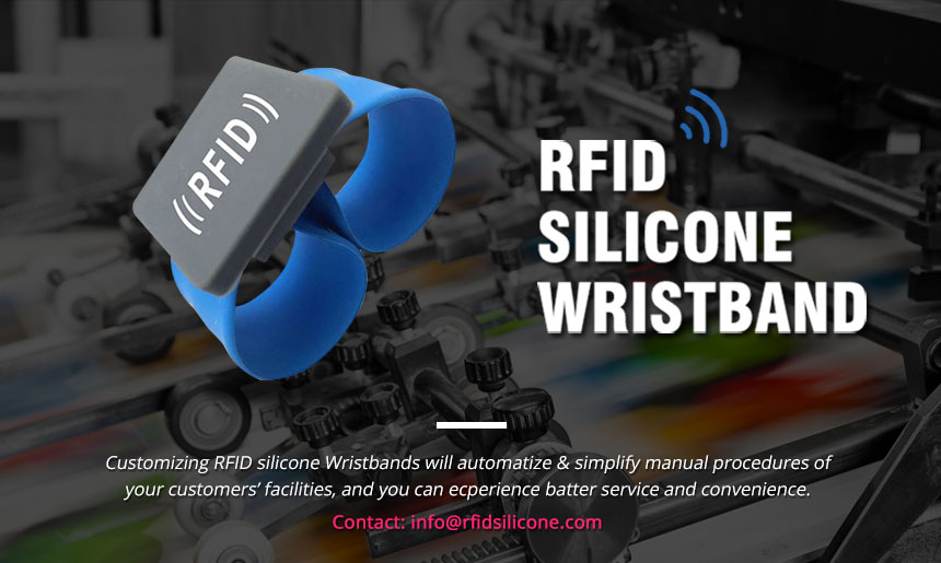 Flexible Slap Silicone NFC Wristband RS-AW046