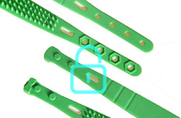 RS-AW049 RFID Silicone wristabands Silicone Lock