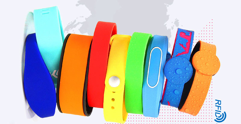 What are RFID wristbands used in consumer industry