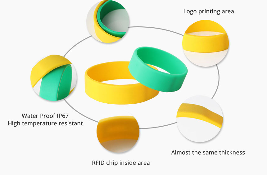 Silicone RFID Bracelet For Event RS-CW022 Details