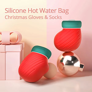 Safety Silicone Hot Water Bag Microwave Heating Water Bottle‎