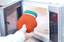 Silicone thermos can be heated by microwave oven
