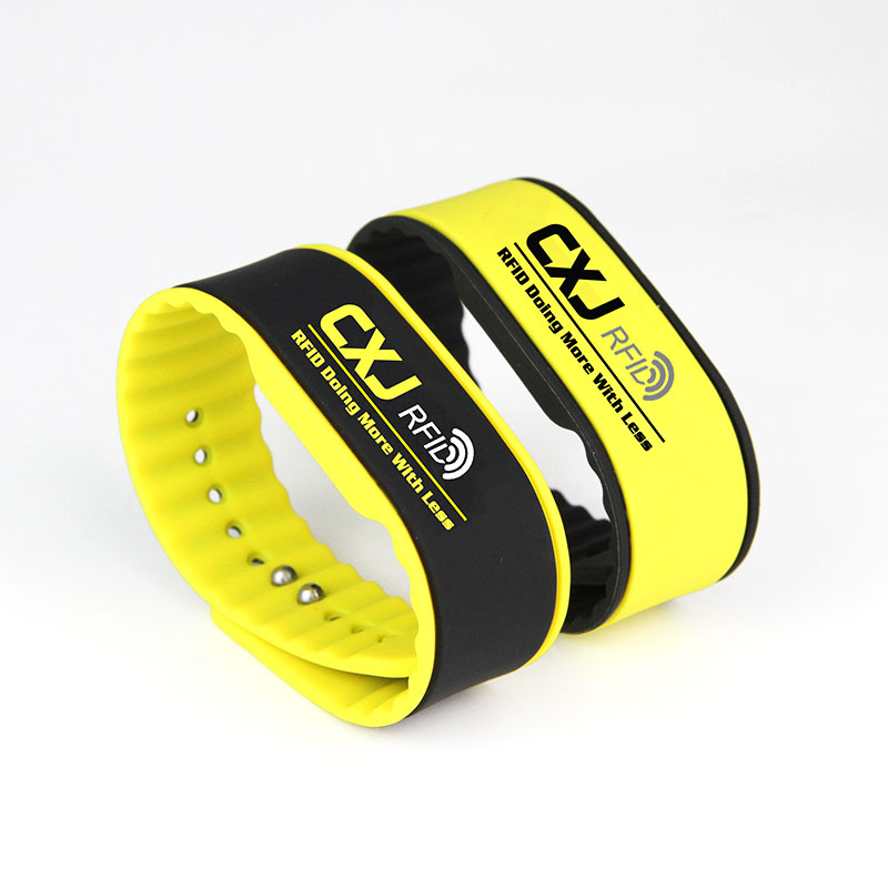 Passive RFID Silicone Wristband Scannable Cashless NFC Bracelets