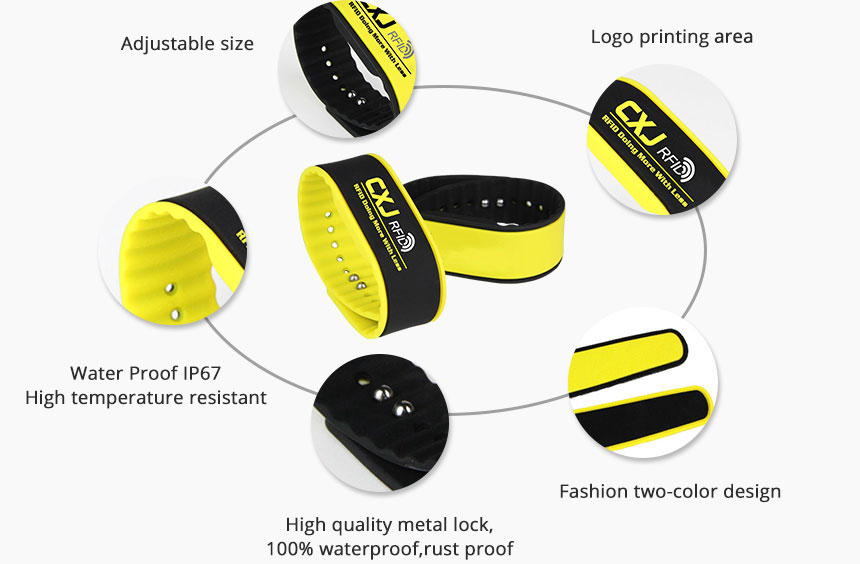 RFID Silicone Wristband RS-AW011 Details