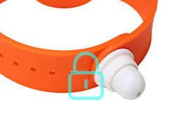 Silicone RFID Bracelets RS-AW050 With Magnetic Lock 