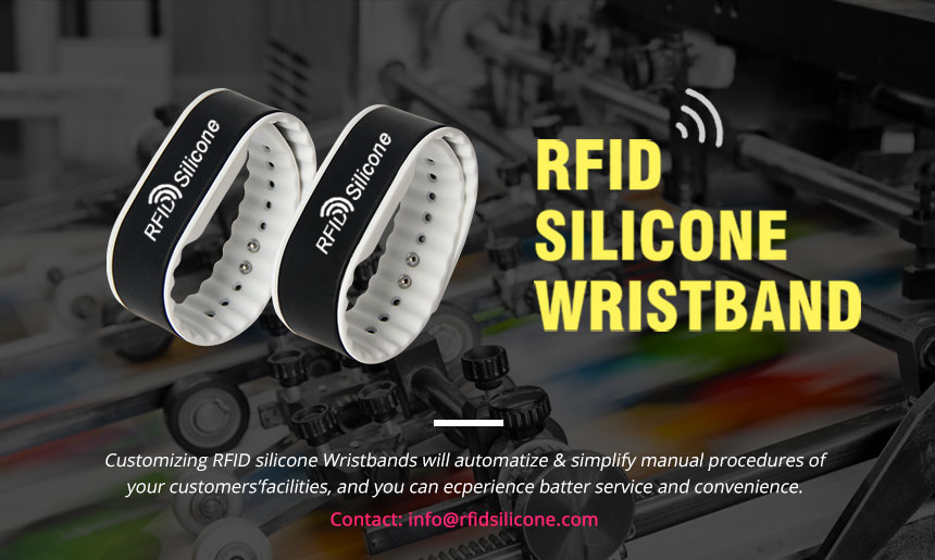 Customized Silicone RFID Wristband 125KHz RS-AW016