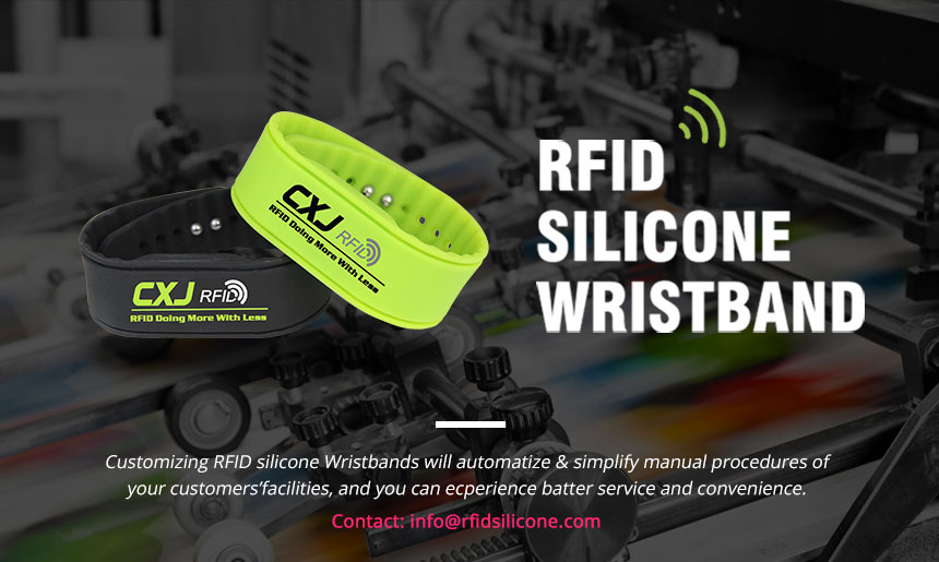 Custom Silicone Long Range RFID Bracelet RS-AW017