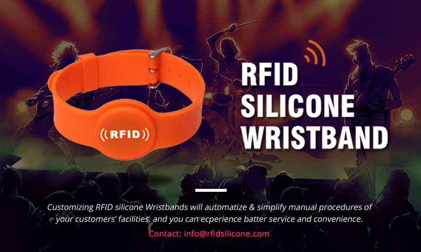 Custom RS-AW034 Silicone Bracelets RFID Wristband China
