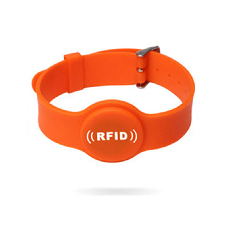 Custom 13.56MHz NFC Silicone Bracelets RFID Wristband China