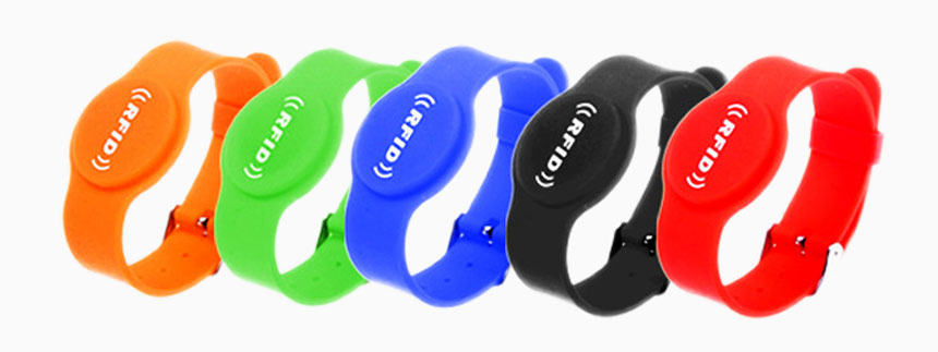 Different colors of RS-AW034 RFID Silicone Wristband