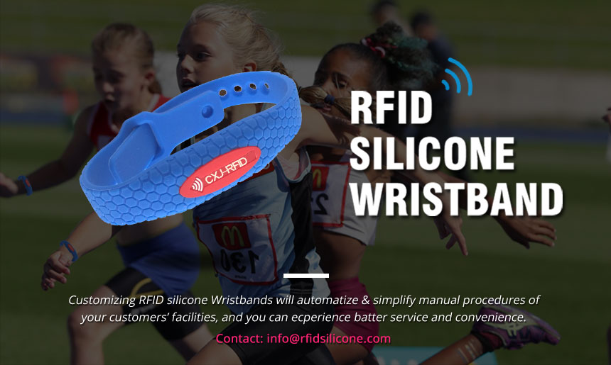Adjustable RFID Wristband Cost for wholesale