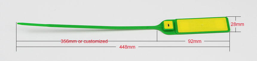 The popular Size of UHF Plastic Zip Ties RFID Gas Cylinder Tags 