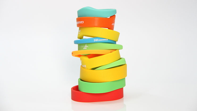 Closed & Adjustable Style RFID Silicone Wristbands