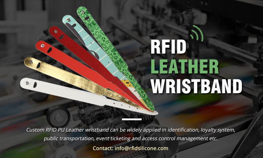 Wholesale Customized RFID Leather Wristbands & PU NFC Bracelet at RFIDSilicone.com