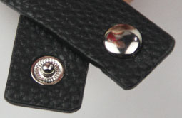 Metal buckle of Black RFID NFC Leather Wrap Bracelet RS-LW007