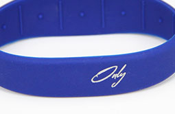 High Quality Rubber Gym RFID NFC Athletic Wristbands RS-CW011