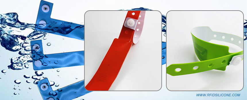 Cheap waterproof RFID PVC wristband