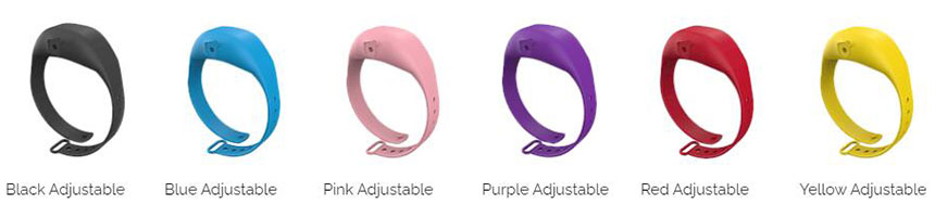 Color option of hand sanitizer silicone wristbands