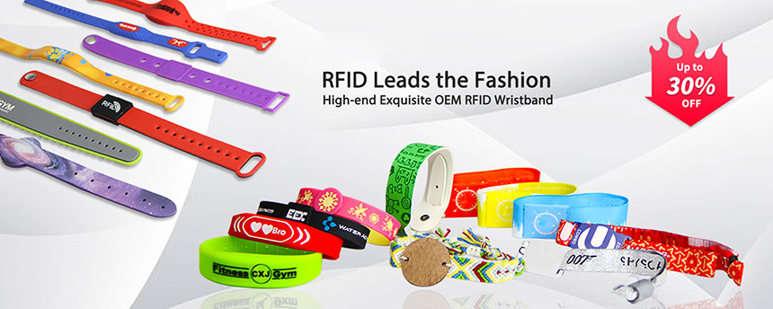 NFC wristband is the most popular form of NFC tag packaging