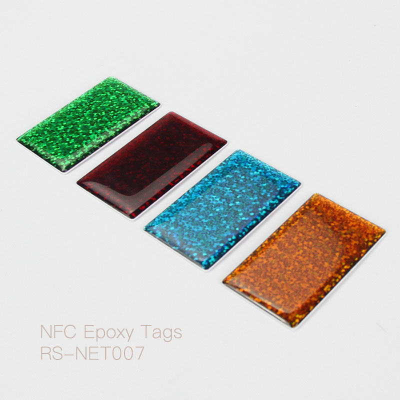 Waterproof Epoxy NFC Social Media Tag 50×30MM for Phone Back