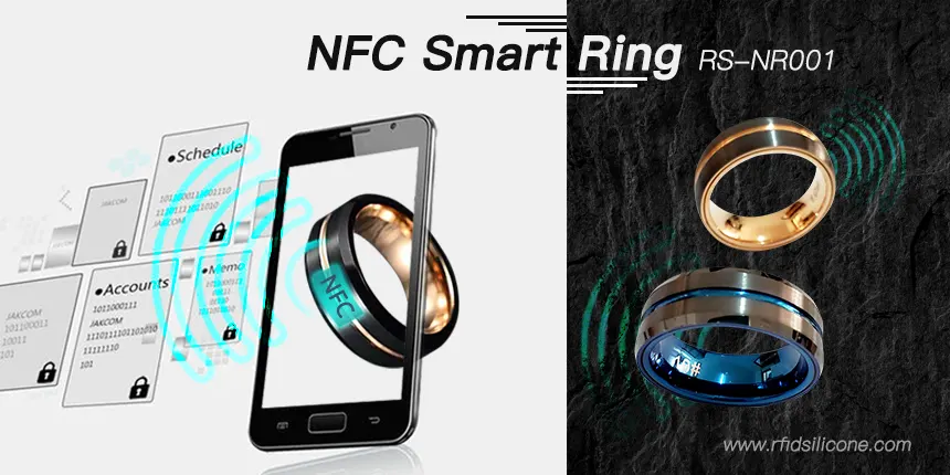 Buy NFC ring RS-NR001 can be used as NFC business card