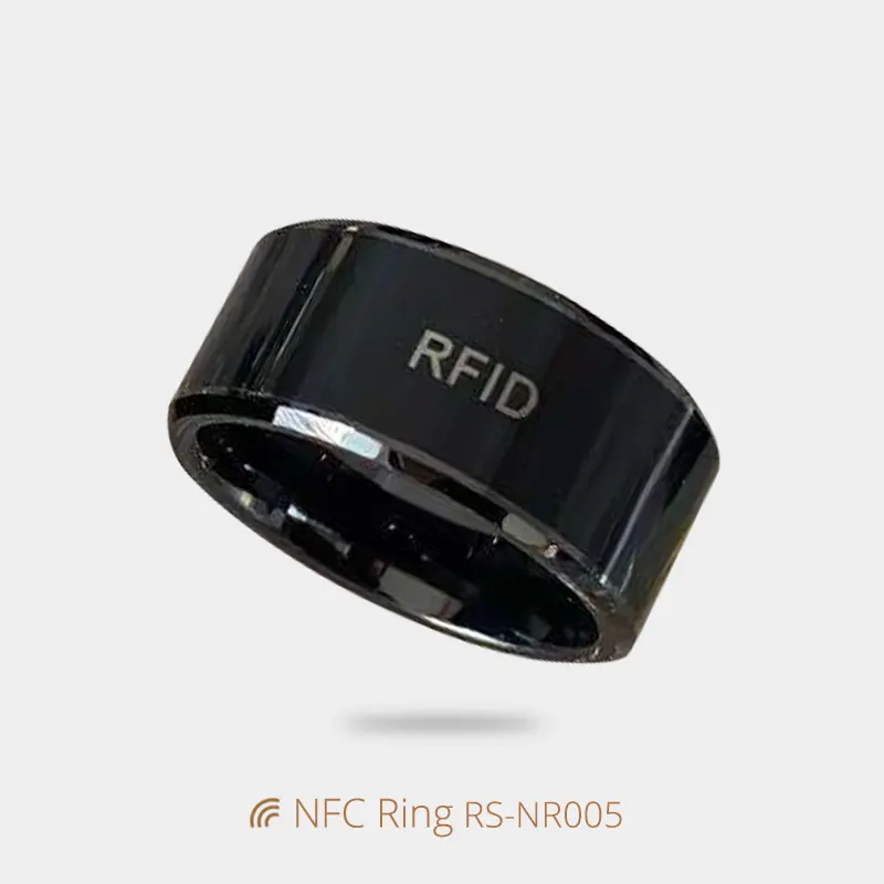 Custom Logo Car Key Ring Model 3 Ceramic Rfid Nfc Smart Ring For