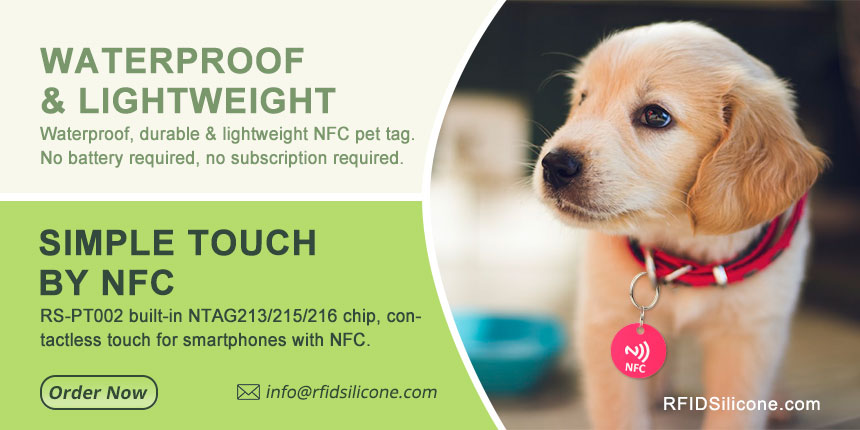 Purchase NFC Tags Lightweight Pet ID Tag for Small Dogs