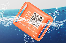 Waterproof QR Code Pet Tag Epoxy NFC Hard Tags RS-PT015