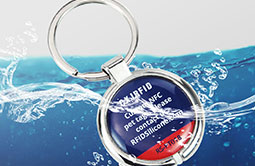 Waterproof Metal Border Epoxy RFID NFC Dog Tags RS-PT018