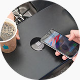 Tap the NFC Menu tag to complete the payment quickly