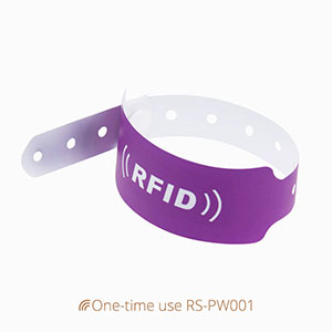 Anti-tamper Paper RFID Wristbands Festival Bracelets Wholesale