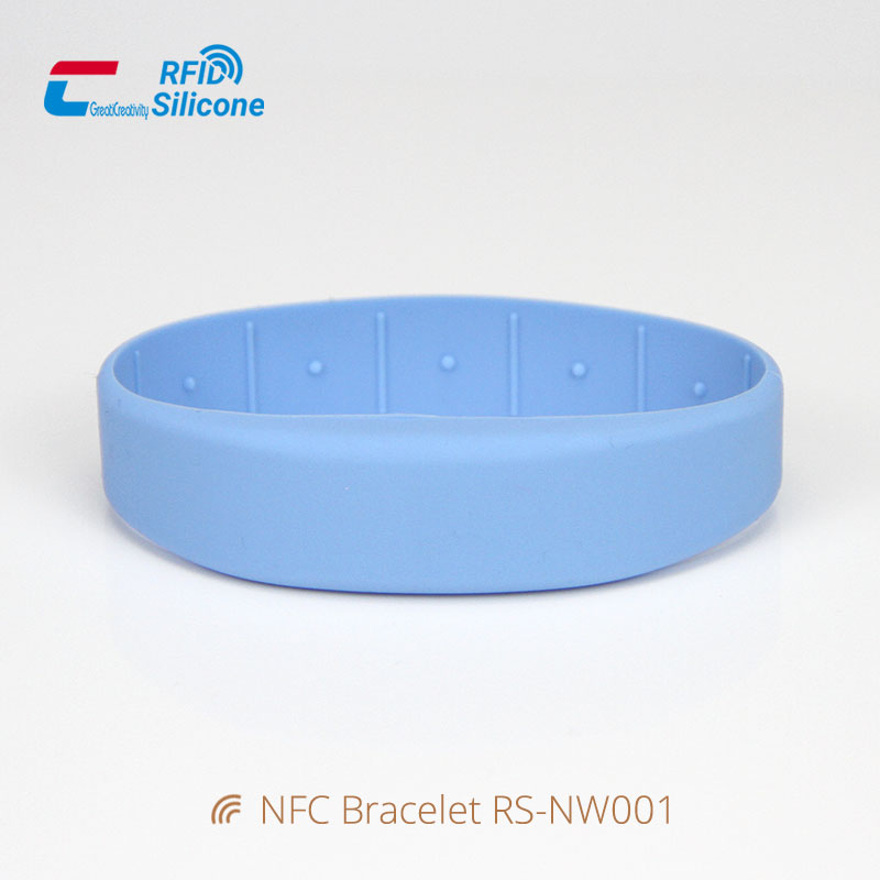 Custom NFC Wristband Digital NTAG213 Silicone Bracelets