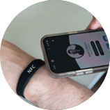 NFC Bracelet for Instant Sharing