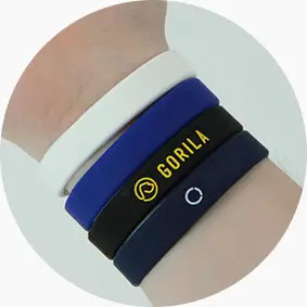 Custom NFC wristbands at RFIDSilicone.com
