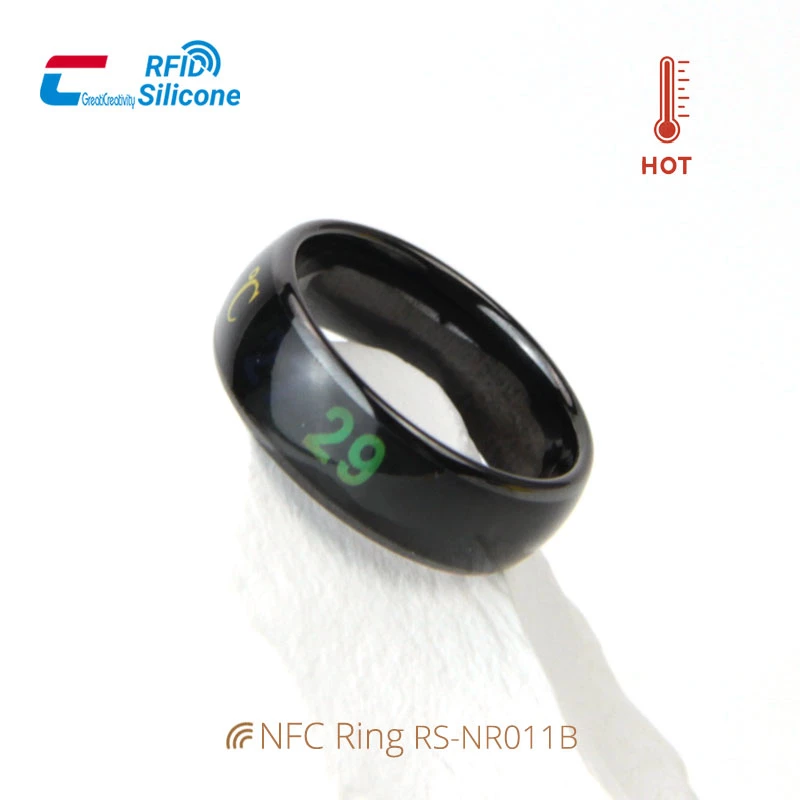 Best NFC Ring Smart Temperature Sensing Ring Display Numbers