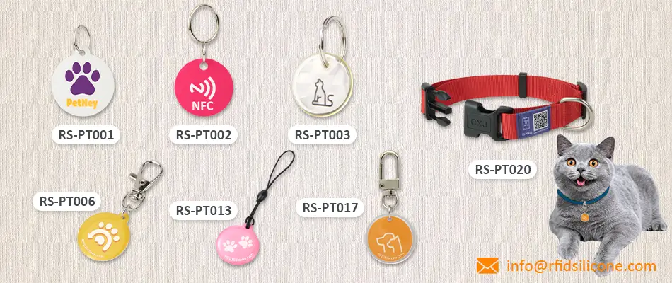RFIDSilicone NFC Pet Tags