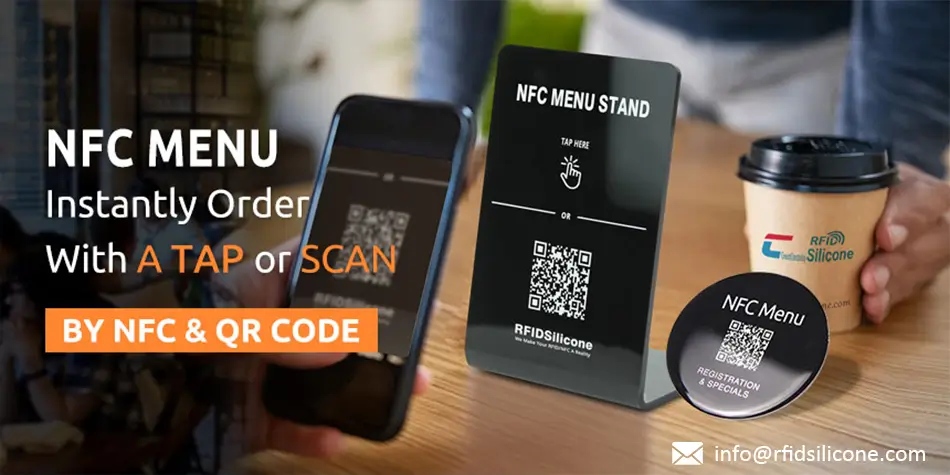 NFC contactless menu