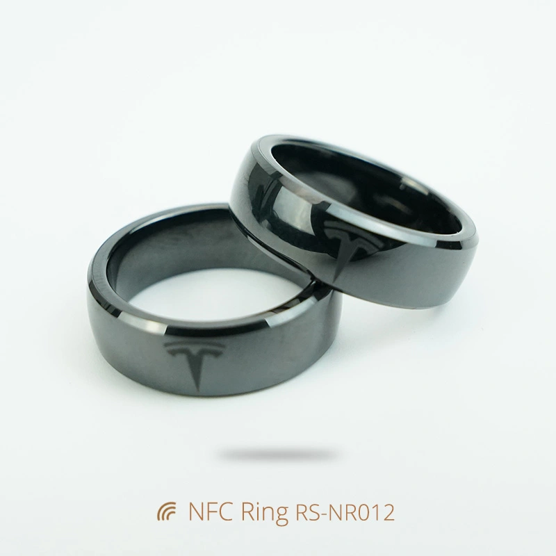 Tesla NFC Ring Wholesale Smart Ceramic NFC Ring Keys
