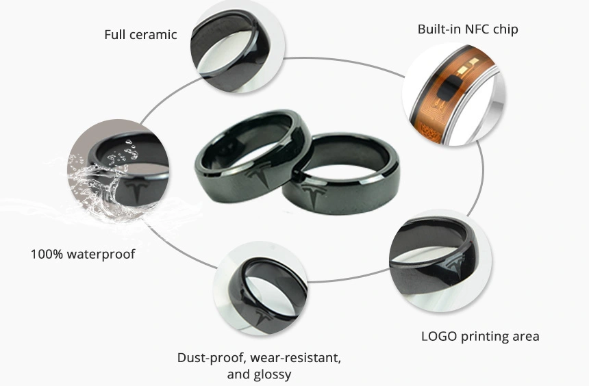 details of Tesla NFC rings RS-NR012