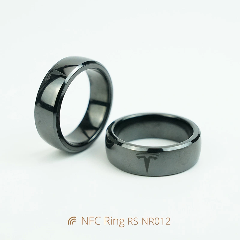 Tesla NFC Ring Wholesale Smart Ceramic NFC Ring Keys