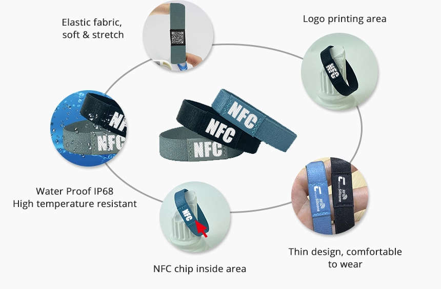 details of nfc wristband rs-nw008