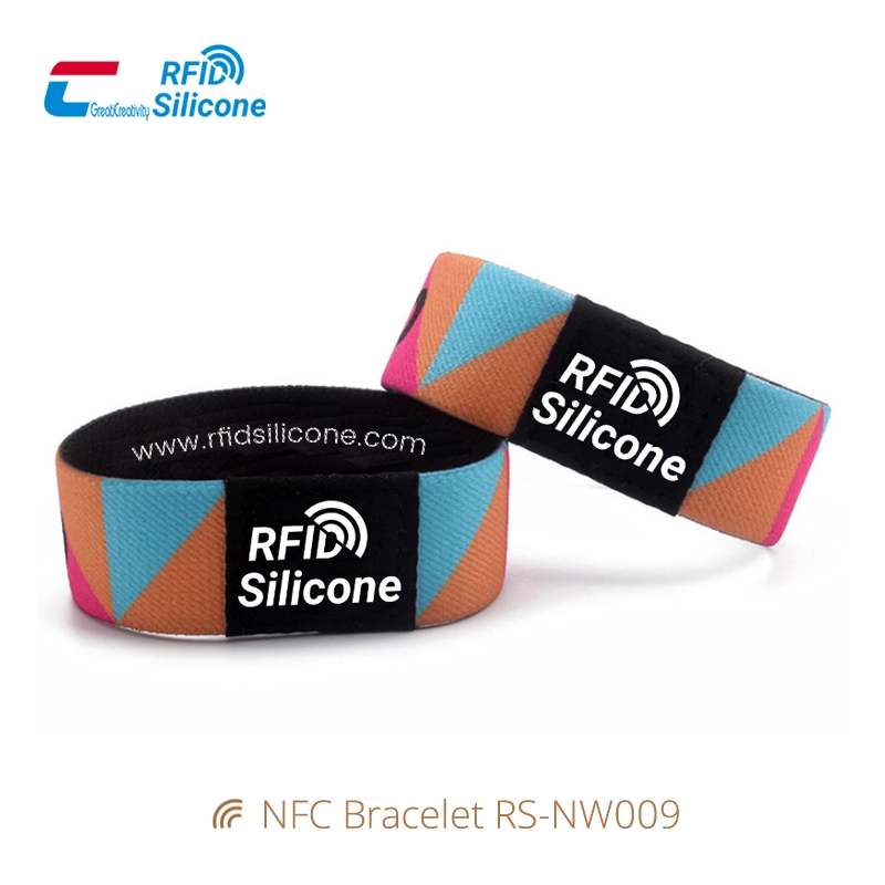 NFC Festival Wristband Elastic Woven Motivational bands