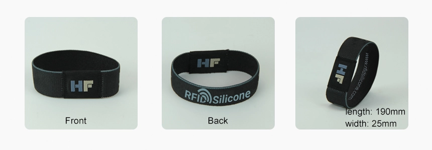 design and size of rfid bracelets for events