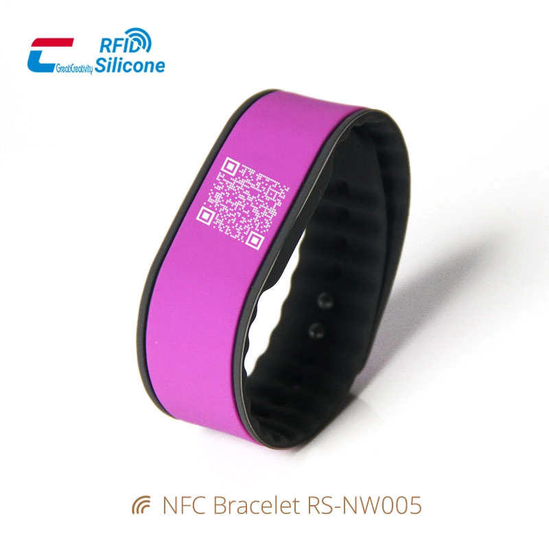 Smart Bracelet NFC QR Code Silicone Wristbands