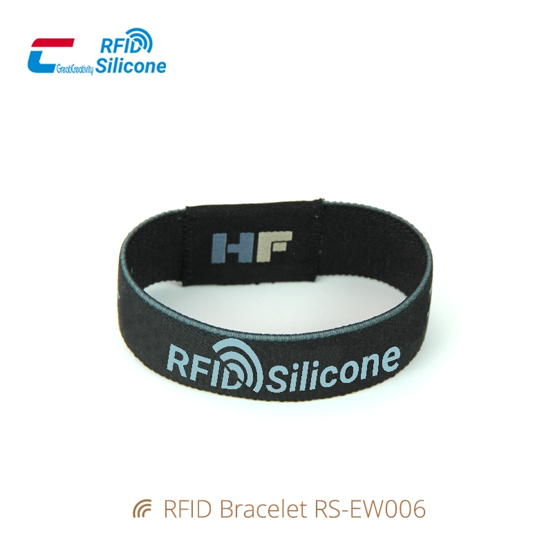 Custom NFC Elastic Wristbands RFID Bracelets for Events