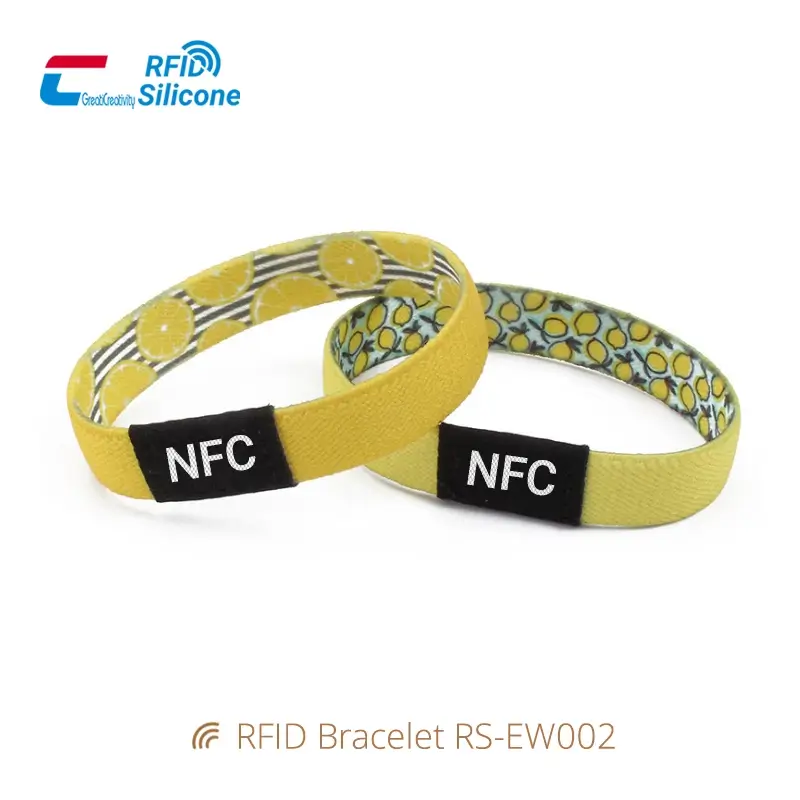 13mm/15mm Wide Elasticated NFC Bands Motivational Wristbands