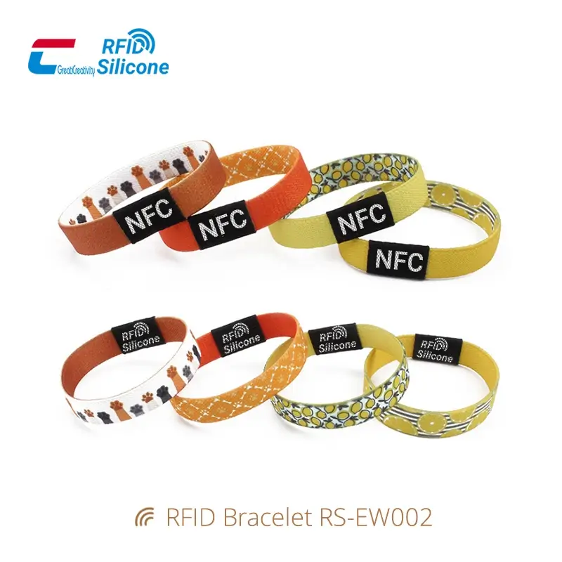 13mm/15mm Wide Elasticated NFC Bands Motivational Wristbands